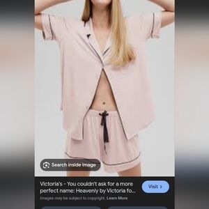 Heavenly Short Pajama Set -victoria Secret